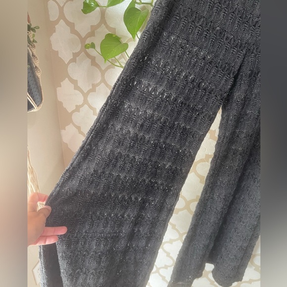 Free People croché wide leg pants 6 - Picture 4 of 12